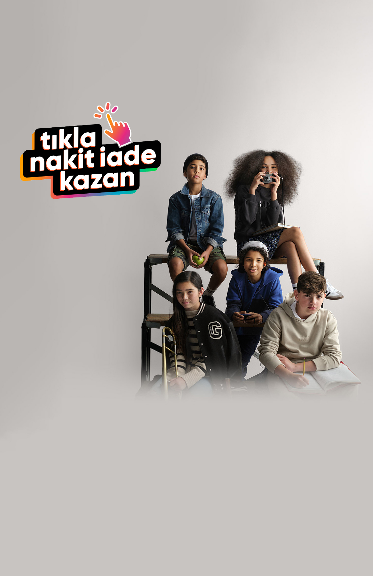 Tıkla Kazan butonuyla gap.com.tr'den yapacağın alışverişlerde Hopipay Kart'ına %2 nakit iade kazan. Detaylar aşağıda.%2 nakit iade kazan -1