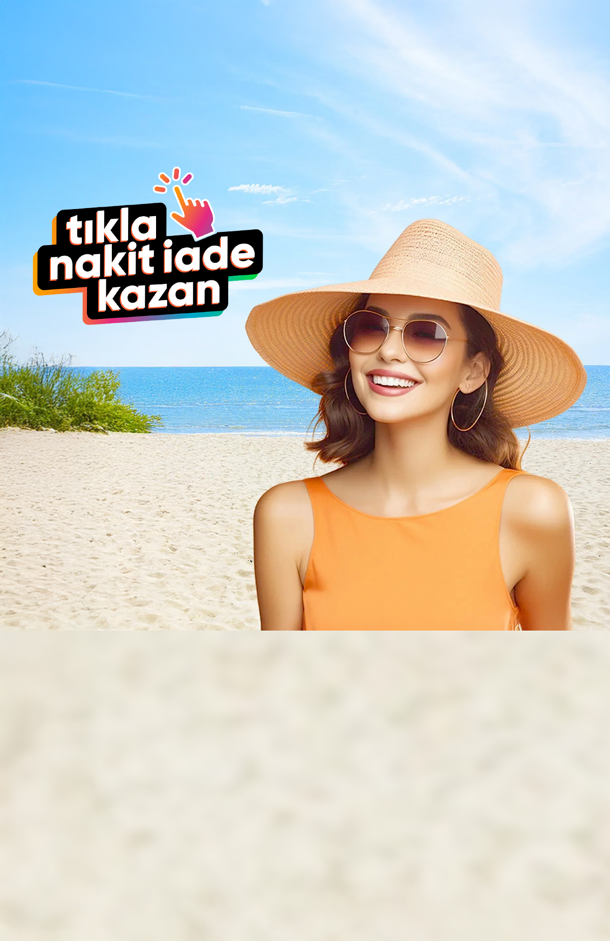 Tıkla Kazan butonuyla touristica.com.tr'den yapacağın rezervasyonlarında Hopipay Kart'ına %1,5 Nakit İade kazan. Nakit iadeye ek 40,000 TL'ye 2,000 TL hediye. Detaylar aşağıda.%1,5 nakit iade​ kazan -1