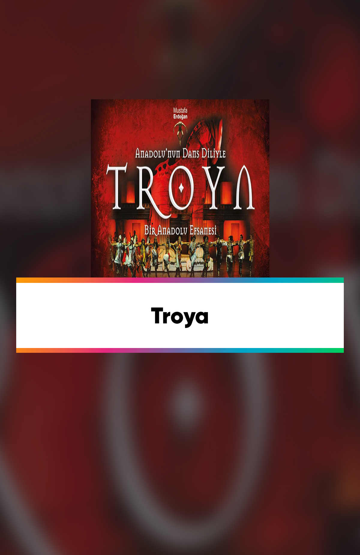 Troya etkinliğinde [object Object]