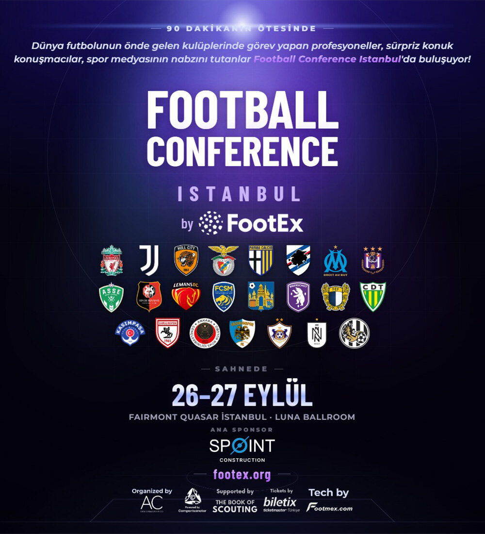 Fairmont Qusar İstanbul'da gerçekleşecek olan Football Conference Istanbul by FootEx etkinliği biletlerine %20 daha az öde.%20 daha az öde -1