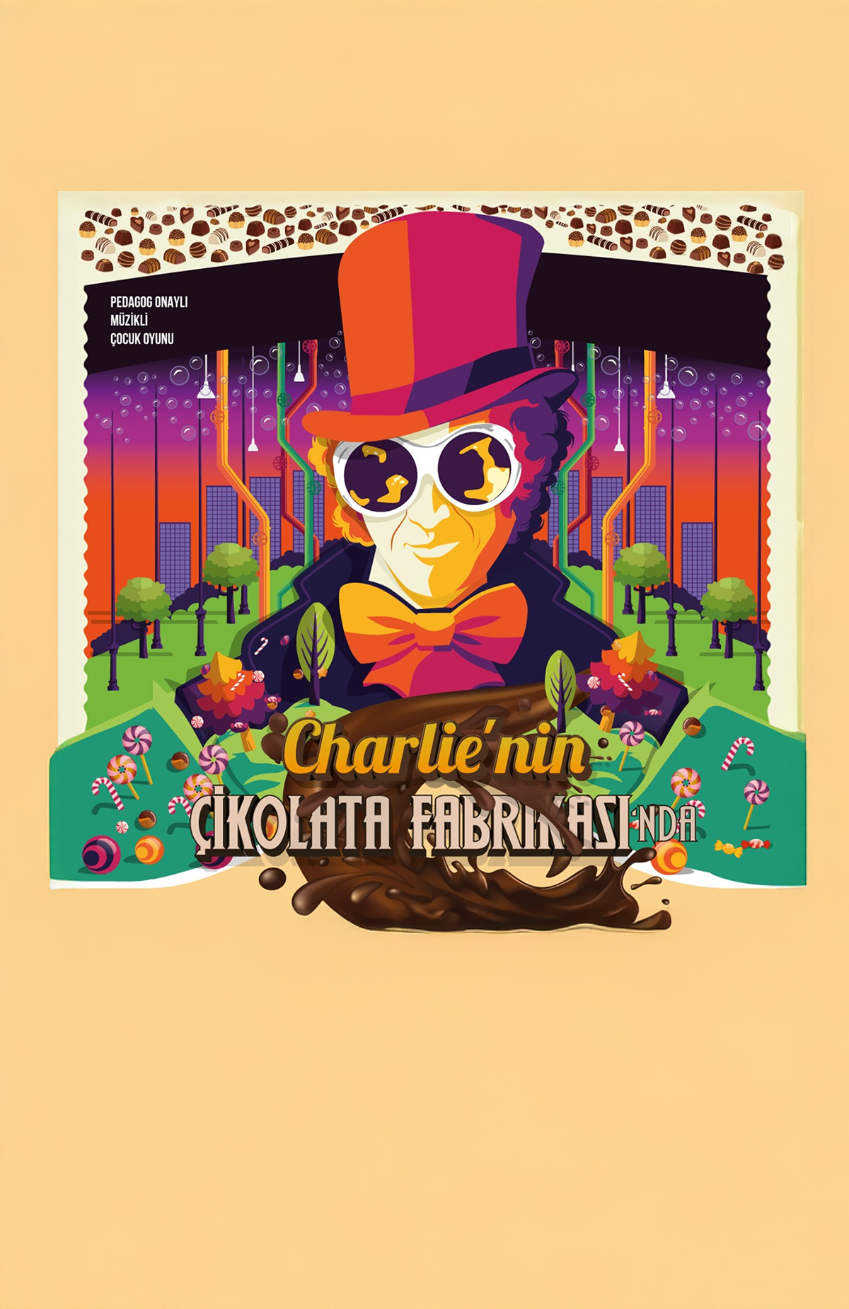 Çeşitli tarihlerde gerçekleşecek olan Charlie'nin Çikolata Fabrikası tiyatro etkinliği biletlerinde %15 daha az öde.%15 daha az öde -1