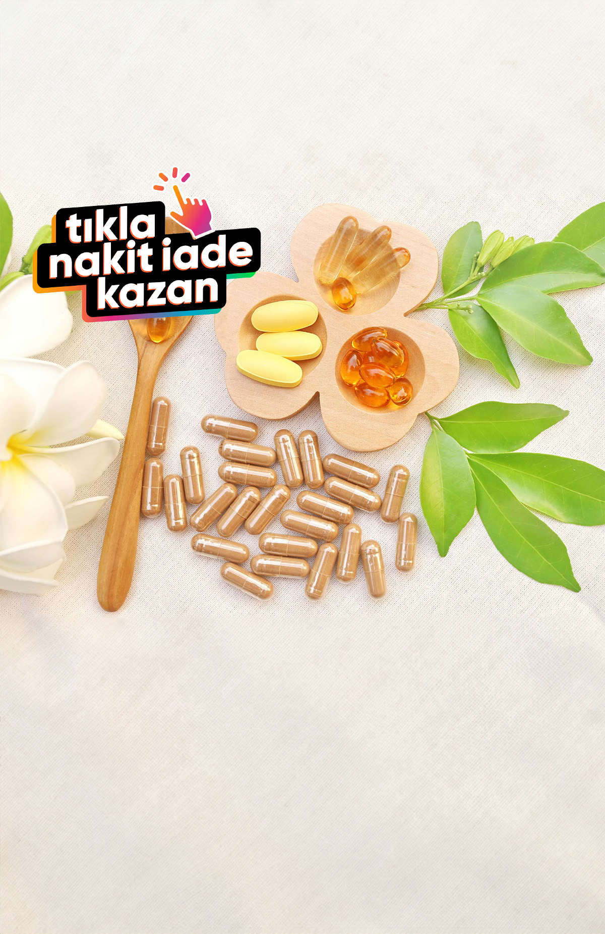 Tıkla Kazan butonuyla ozelbeslenme.com'dan yapacağın alışverişlerde Hopipay Kart'ına %5 nakit iade kazan. Detaylar aşağıda.%5 nakit iade kazan  -1