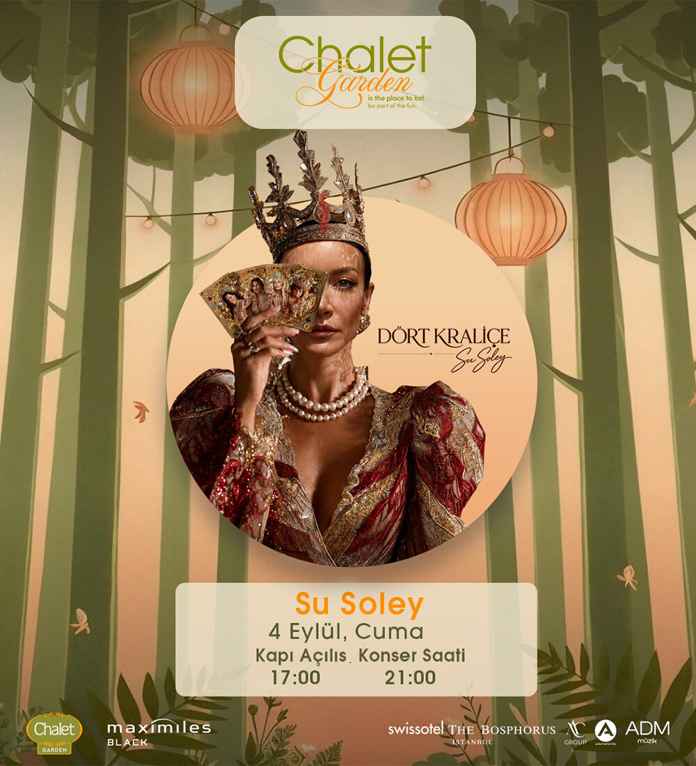 Swissotel The Bosphorus Chalet Garden'da gerçekleşecek olan Su Soley konser etkinliği biletlerine %20 daha az öde.%20 daha az öde -1