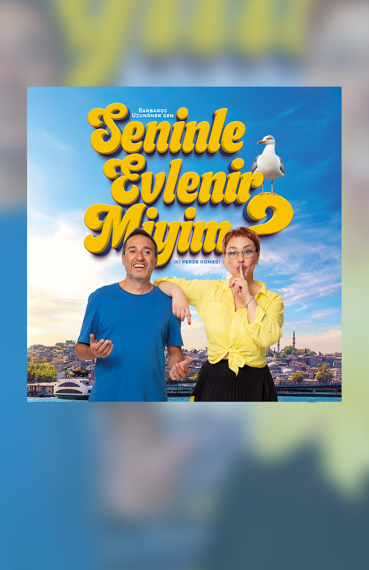 Çeşitli illerde gerçekleşecek olan Seninle Evlenir Miyim? tiyatro etkinliği biletlerinde %20 daha az öde.%20 daha az öde -1