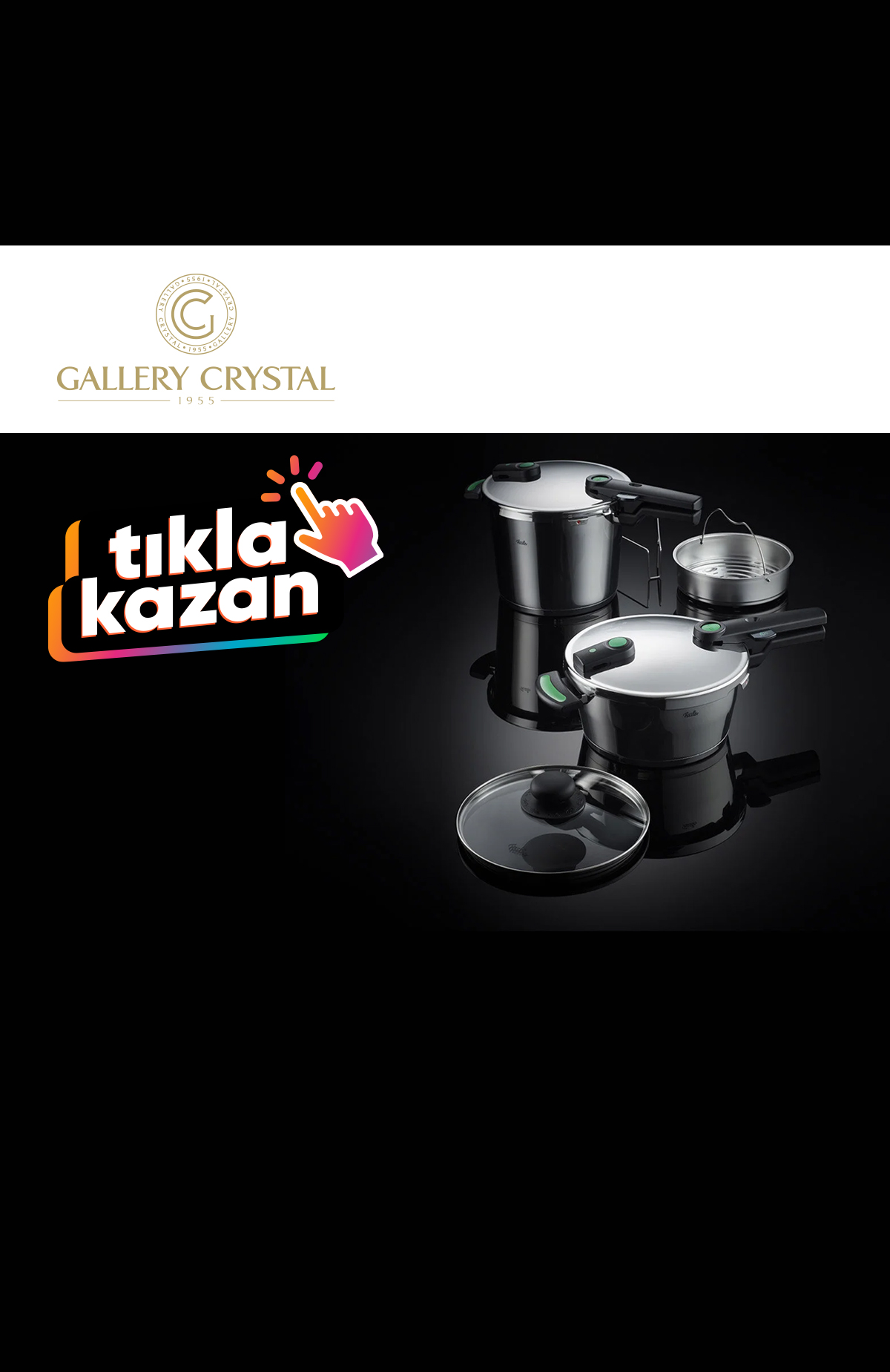 Tıkla Kazan butonuyla gallerycrystal.com.tr'de %3,5 Paracık kazan. %3,5 Paracık kazan  -1