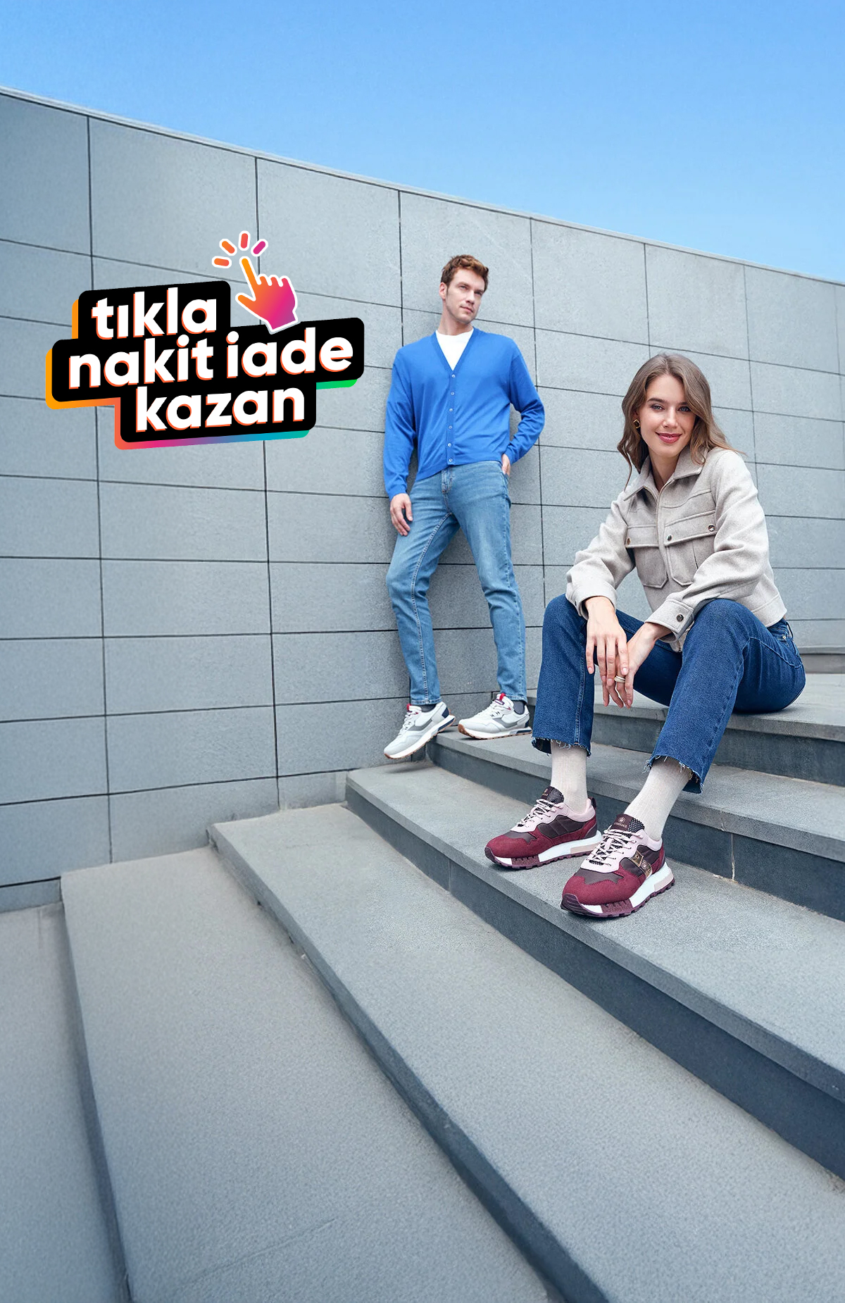 Tıkla Kazan butonuyla flo.com.tr'den yapacağın alışverişlerde Hopipay Kart'ına %3,5 nakit iade kazan. Detaylar aşağıda.%3,5 nakit iade kazan -1