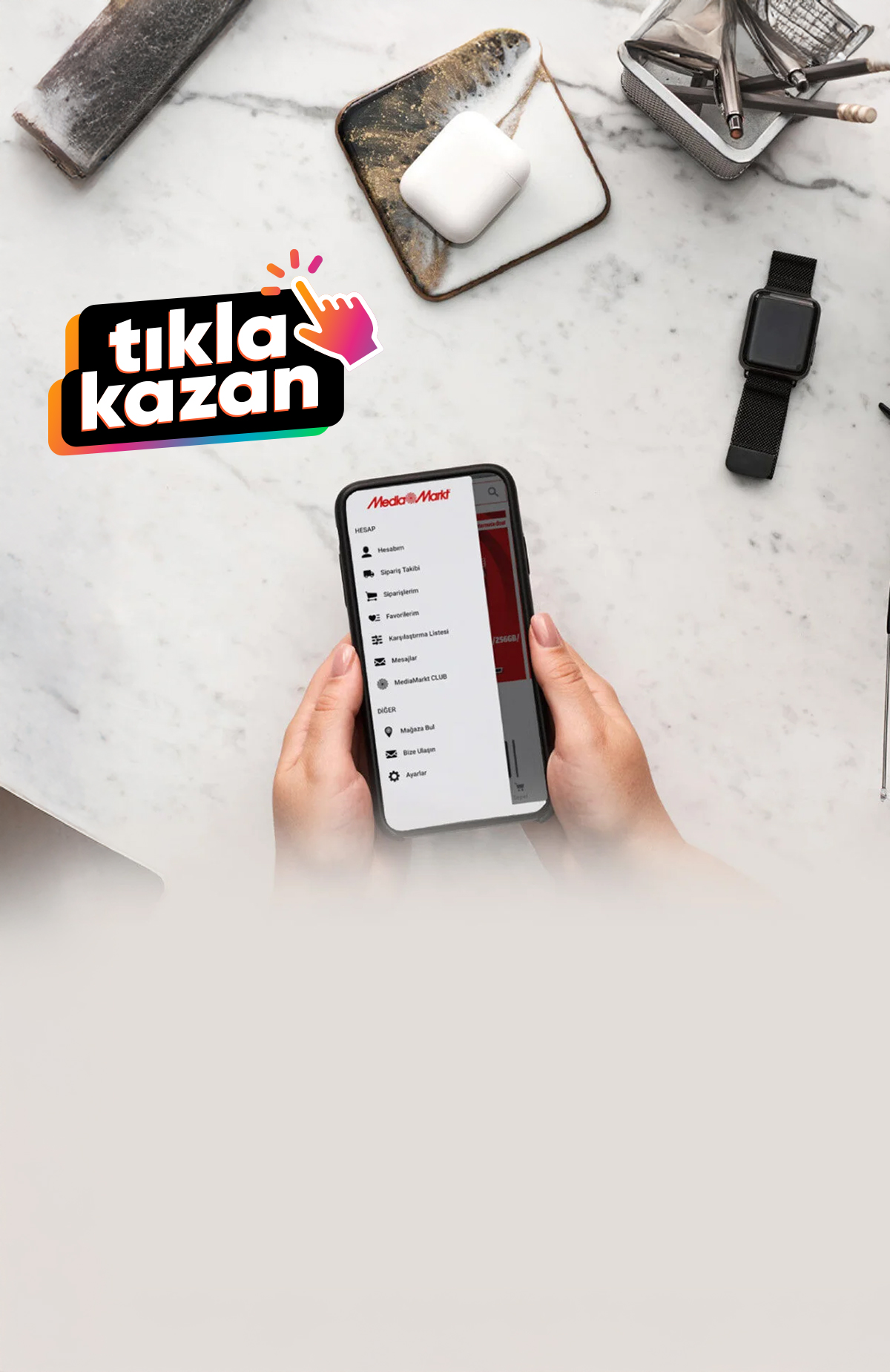 Tıkla Kazan butonuyla mediamarkt.com.tr'de seçili kategoride %0,50'den %2'ye kadar Paracık kazan. Detaylar aşağıda.%2 Paracık kazan -1