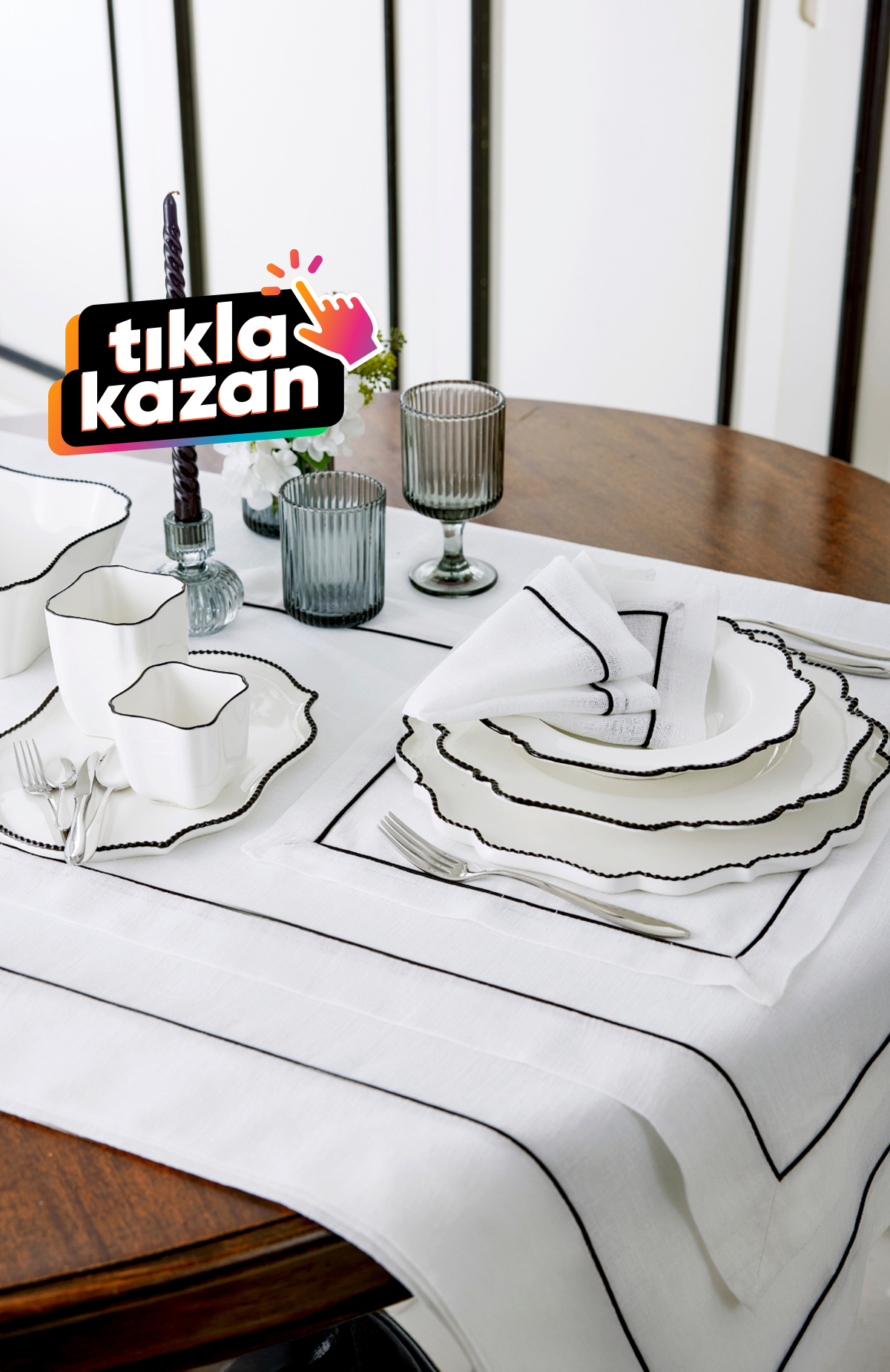 Tıkla Kazan butonuyla linens.com'dan yapacağın alışverişlerde %4 Paracık kazan. Paracık'a ek 3,000 TL ve üzeri alışverişlerinde 300 TL daha az öde. Detaylar aşağıda.%4 Paracık kazan  -1