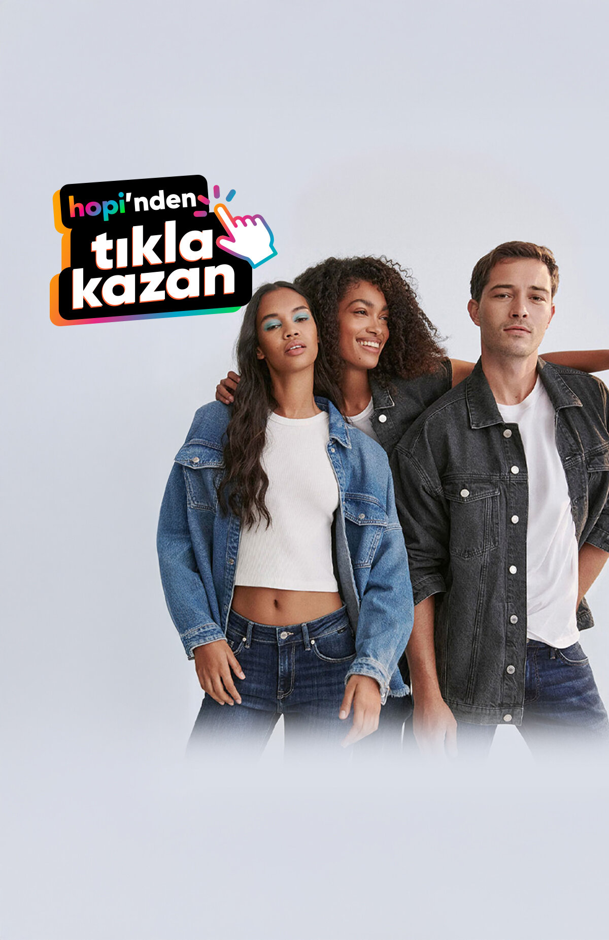 Tıkla Kazan butonuyla mavi.com'dan ve mobil uygulamasından yapacağın alışverişlerde %2,5 Paracık kazan. Alışverişini markanın websitesinden yapacaksan çerezleri onaylamalısın. Markanın mobil uygulamasından yapacaksan telefonundaki genel uygulama takip izni alma saçeneğini aktifleştirerek uygulamaların takip iznine onay vermelisin ve alışveriş yapacağın uygulamanın takip izinlerini açmalısın. Aksi durumda Paracık kazanımı yoktur.%2,5 Paracık kazan -1