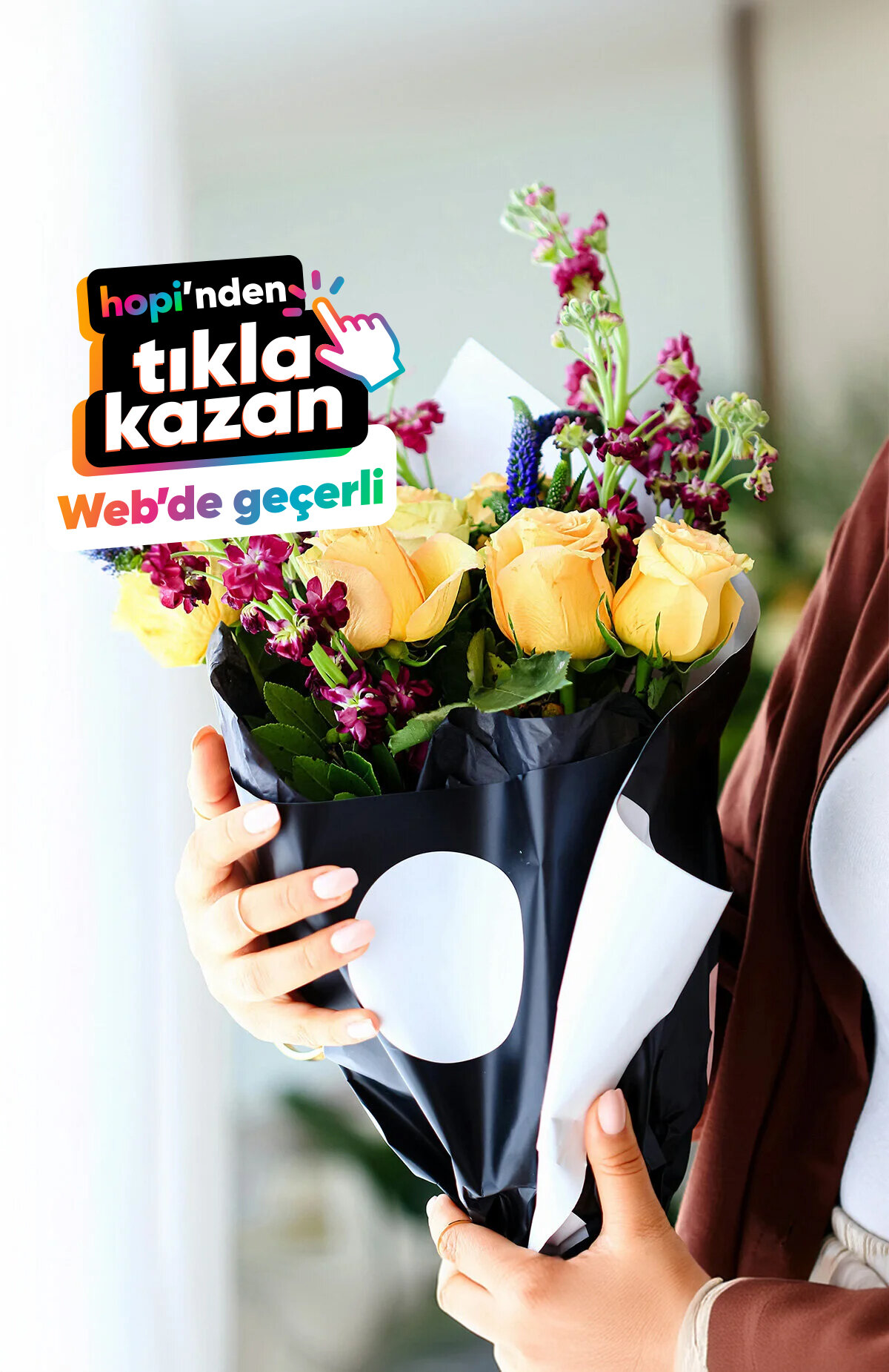 Tıkla Kazan butonuyla tazecicek.com.tr'den yapacağın alışverişlerde %1,5 Paracık kazan. Alışverişini markanın websitesinden yapmalısın. Yönlendikten sonra çerezleri onaylamalısın. Aksi durumda Paracık kazanımı yoktur.%1,5 Paracık kazan -1