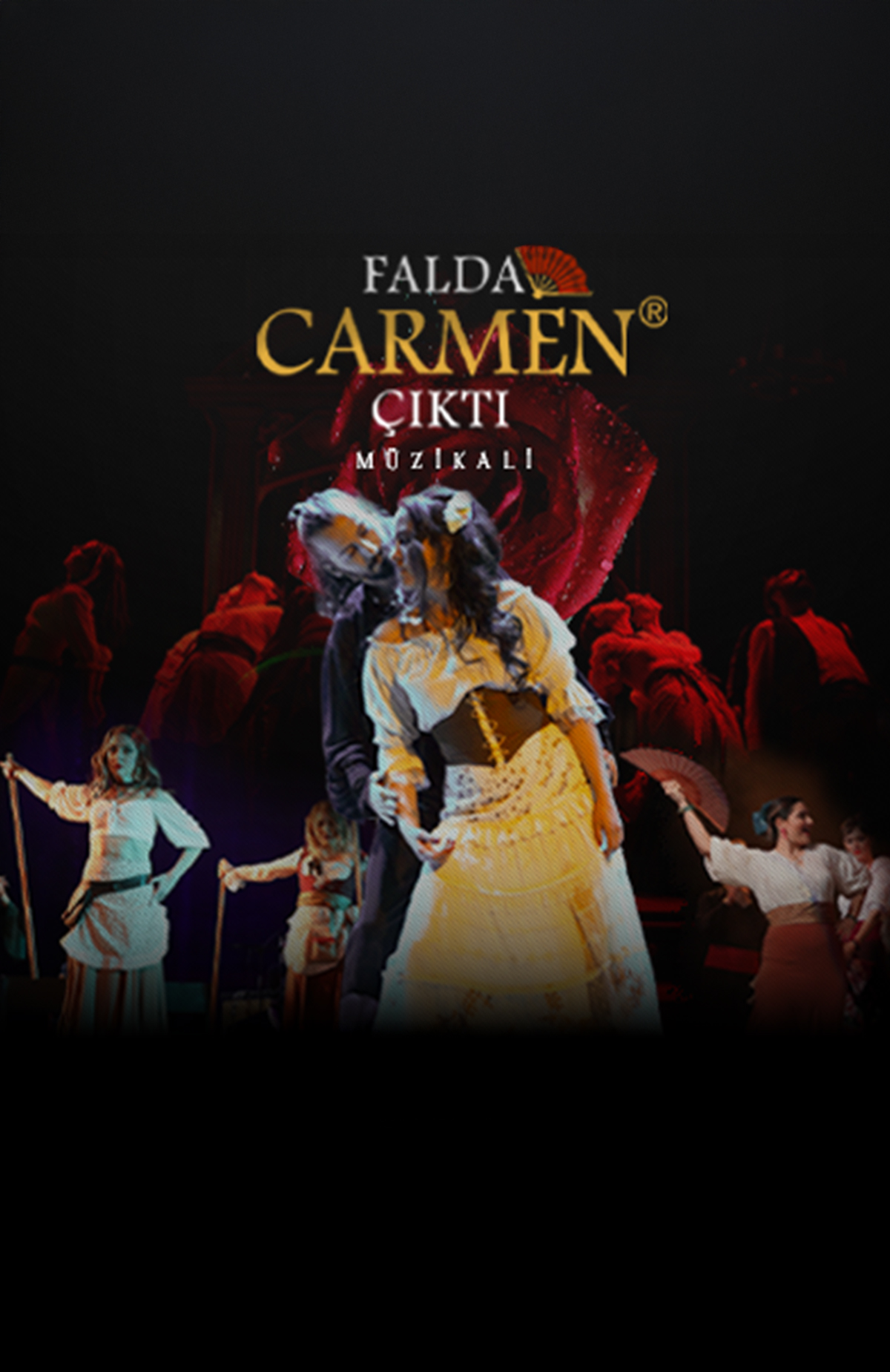Çeşitli illerde gerçekleşecek olan Falda Carmen Çıktı tiyatro etkinliği biletlerinde %25 daha az öde.%25 daha az öde -1