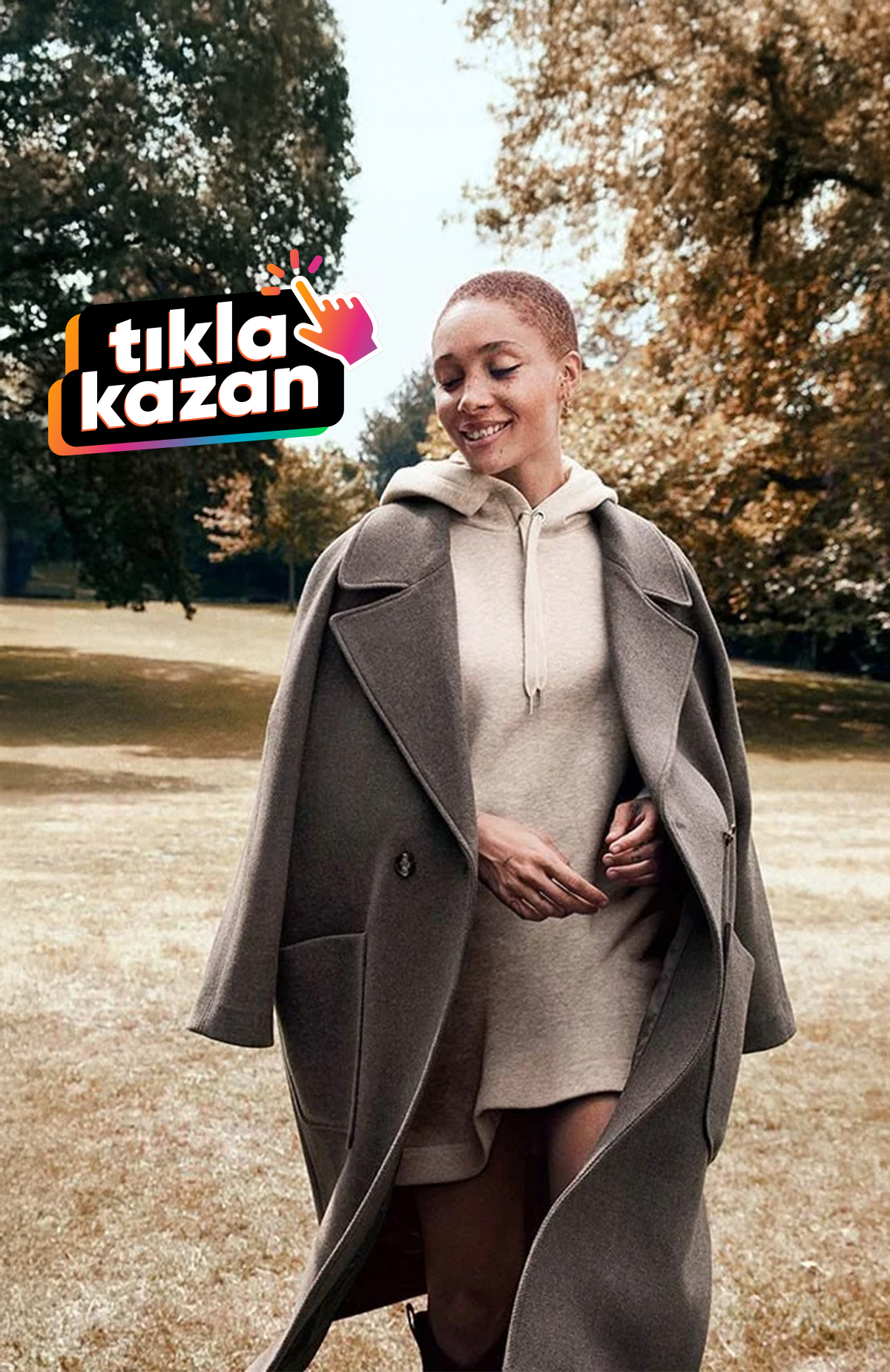 Tıkla Kazan butonuyla H&M websitesinde yapacağın alışverişlerinde seçili ürünlerde %3 Paracık kazan. %3 Paracık kazan -1