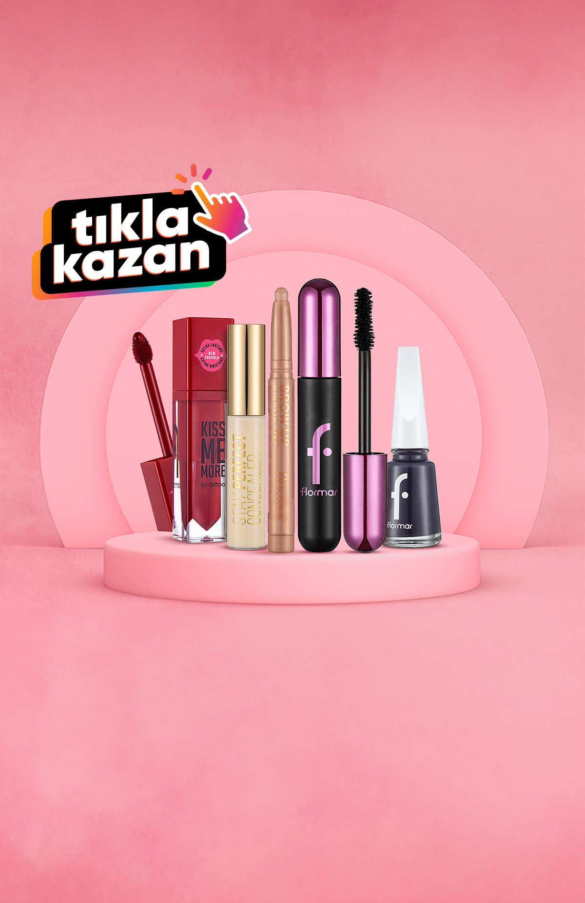 Tıkla Kazan butonuyla flormar.com.tr'de %5 Paracık kazan. Detaylar aşağıda.%5 Paracık kazan -1
