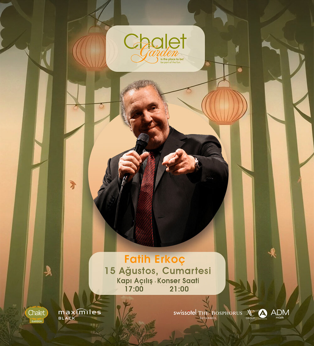 Swissotel The Bosphorus'da gerçekleşecek olan Fatih Erkoç konser etkinliği biletlerine %25 daha az öde.%25 daha az öde -2