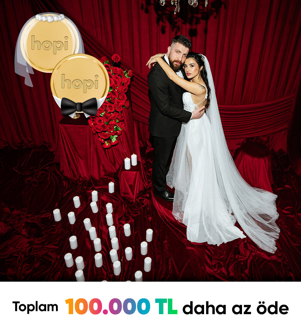 DüğünümüzVar'da seçili günlere özel gerçekleştireceğiniz düğün fotoğrafı çekim rezervasyonlarında tüm kampanyalara ek, 2.000 TL daha az öde. Sağ üst köşedeki paylaş ikonuna tıkla, düğün hazırlığı yapan yakınlarına WhatsApp’tan gönder, sen de mutluluklarına destek ol. :)2.000 TL daha az öde -1