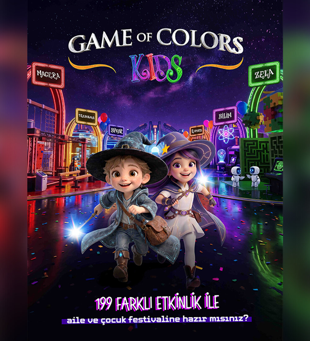 İstanbul Lütfi Kırdar Uluslararası Kongre ve Sergi Sarayı'nda gerçekleşecek olan Game of Colors Kids etkinliği biletlerinde %15 daha az öde.%15 daha az öde -1