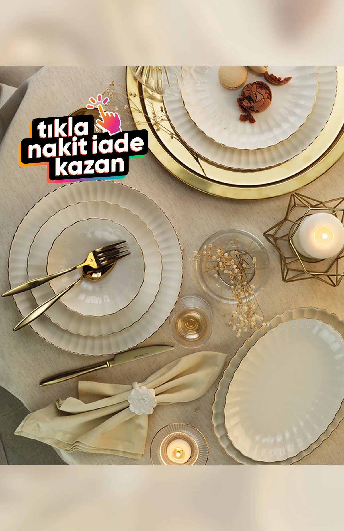 Tıkla Kazan butonuyla kutahyaporselen.com'dan yapacağın alışverişlerde Hopipay Kart'ına %2,5 nakit iade kazan. Detaylar aşağıda.%2,5 nakit iade​ kazan -1