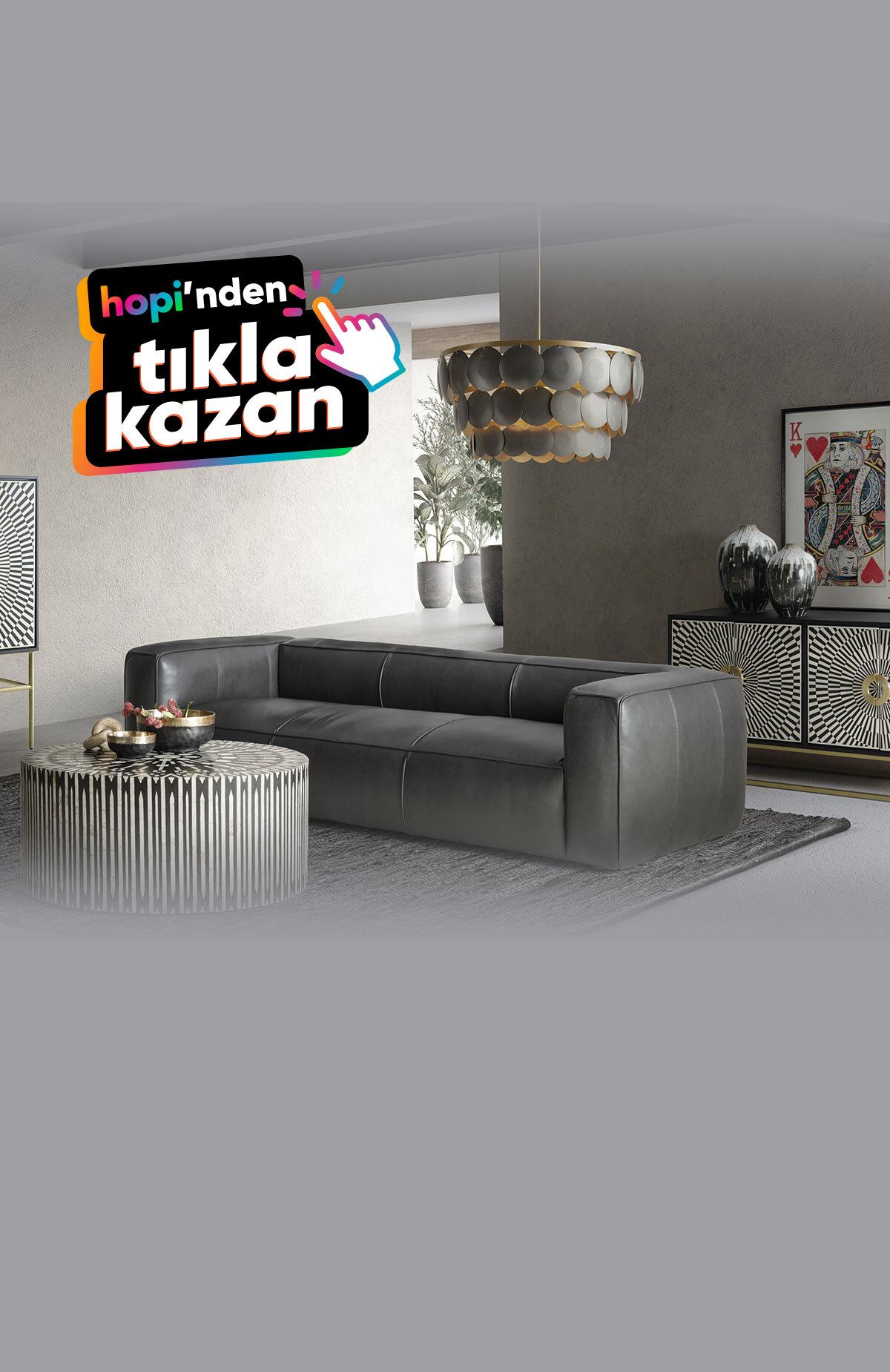 Tıkla Kazan butonuyla mudo.com.tr/concept-mobilya ve mobil uygulamasından yapılacak alışverişlerde %6 Paracık kazanabilirsin. Alışverişini markanın websitesinden yapacaksan çerezleri onaylamalısın. Markanın mobil uygulamasından yapacaksan telefonundaki genel uygulama takip izni alma saçeneğini aktifleştirerek uygulamaların takip iznine onay vermelisin ve alışveriş yapacağın uygulamanın takip izinlerini açmalısın. Aksi durumda Paracık kazanımı yoktur.%6 Paracık kazan -1