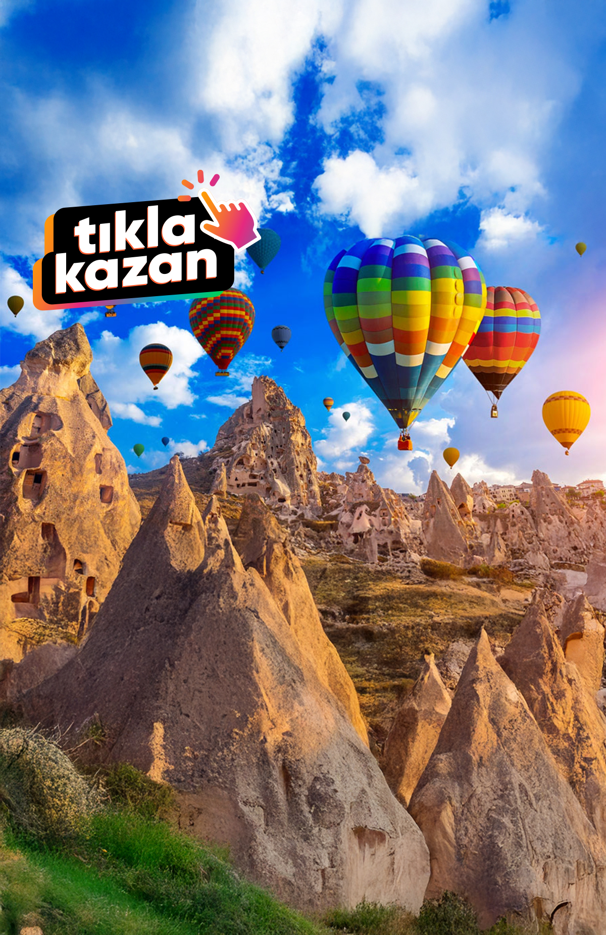 Tıkla Kazan butonuyla etstur.com'dan yapacağın otel rezervasyonlarında %1 Paracık kazan.%1 Paracık kazan  -1