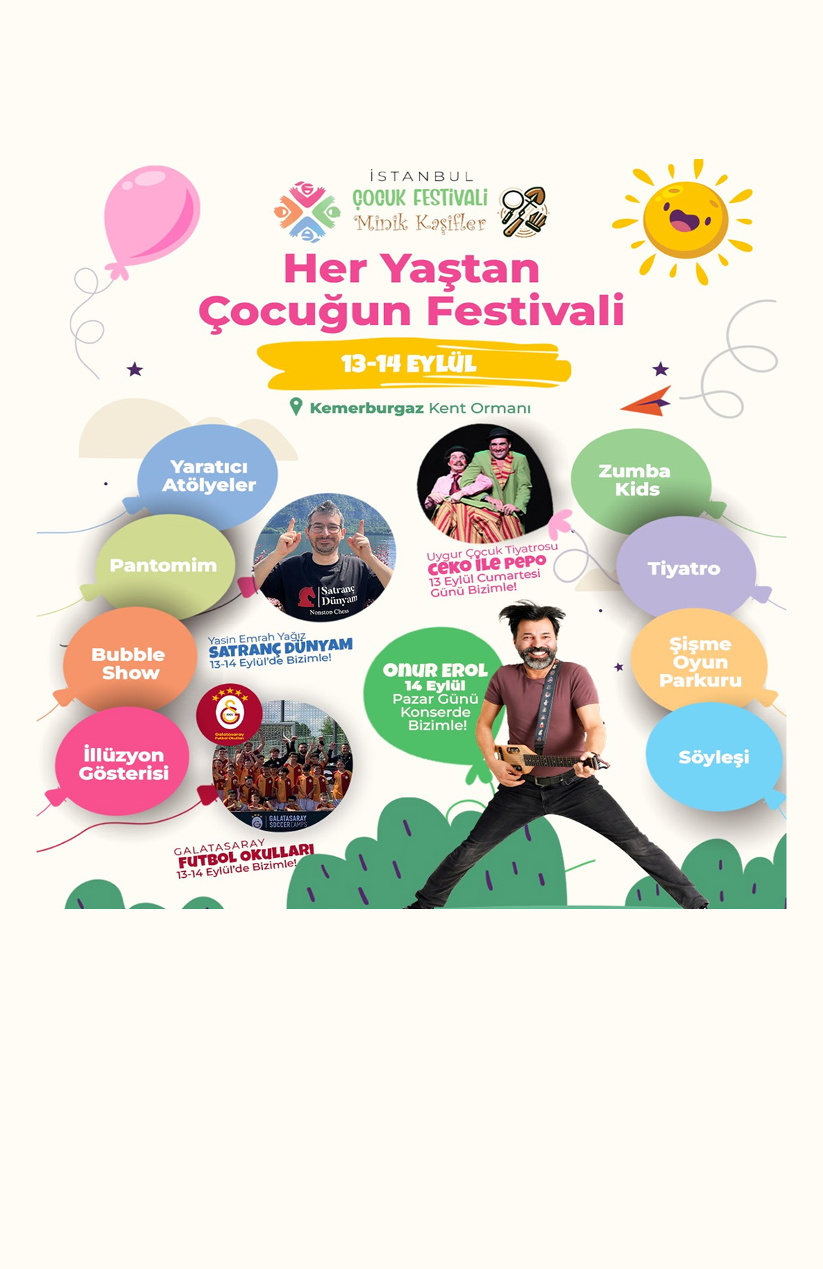 5.İstanbul Çocuk Festivali & Minik Kaşifler etkinliğine [object Object]